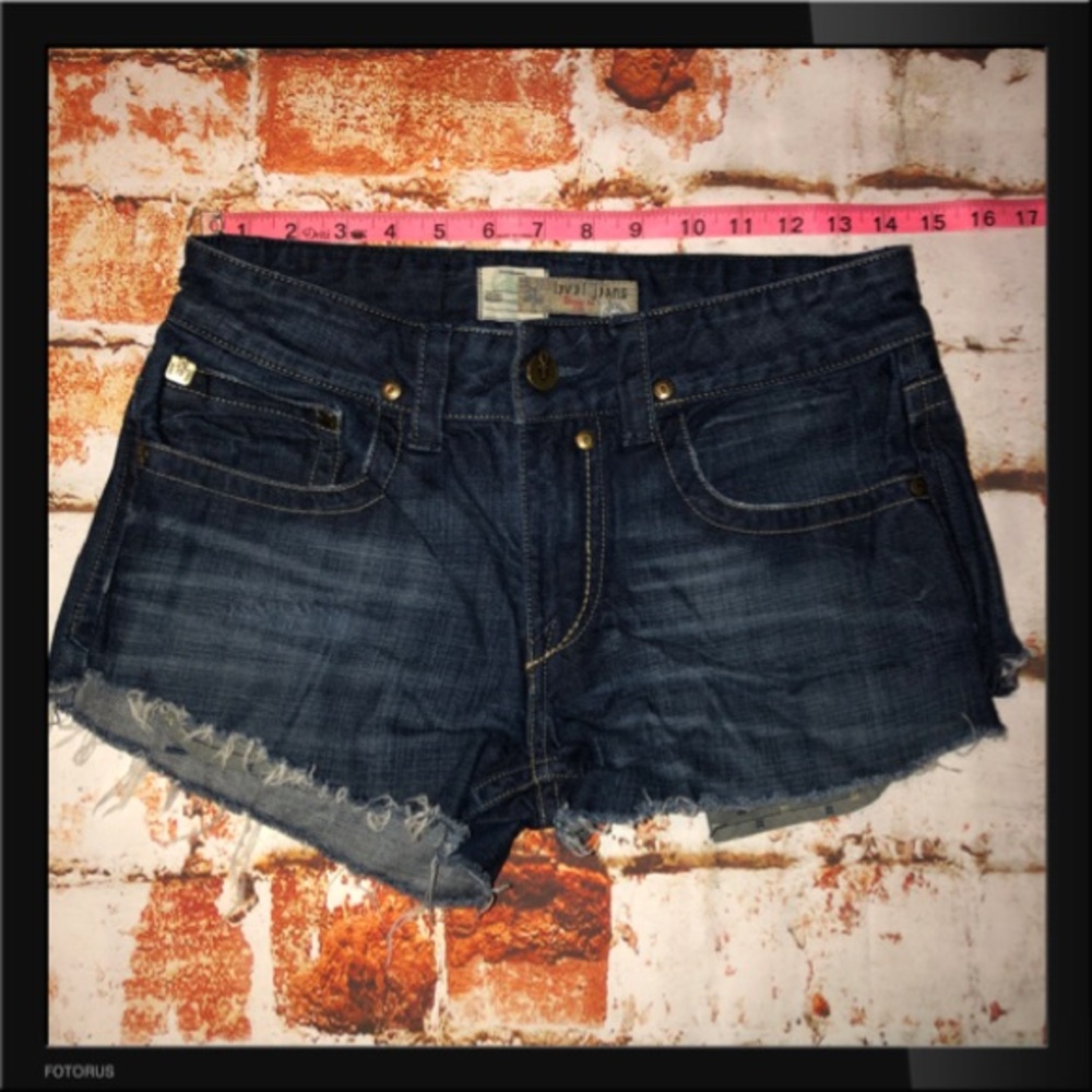 Level Denim Jean Shorts
